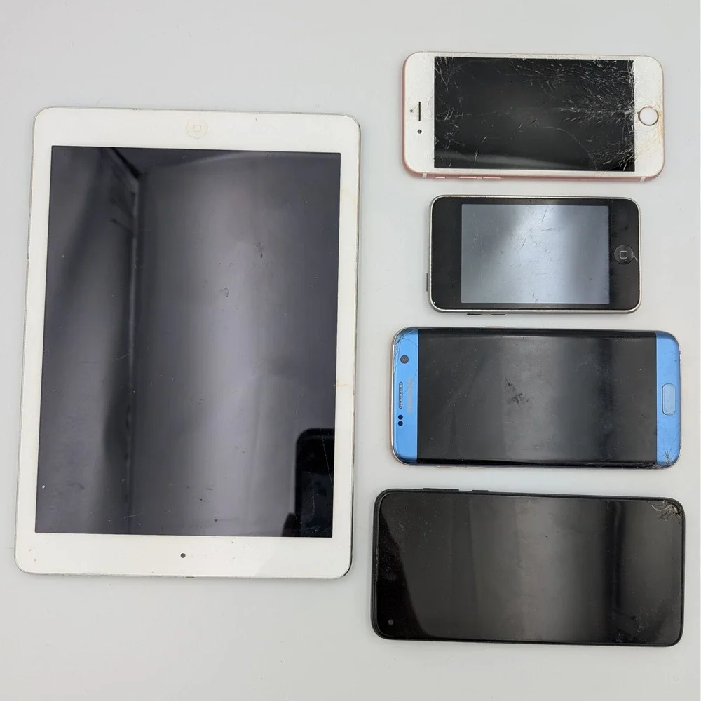 Apple iPad iPhone iPod Samsung Motorola Lot 5pc Parts Repair Account Locked